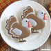 Thanksgiving Turkey Cookie Cutter - 3.63 Inch - Ann Clark - US Tin Plated Steel - B074ZRBN86